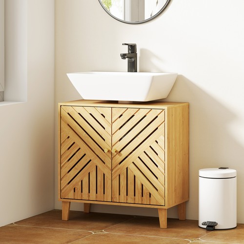 Bamboo freestanding under sink - under,