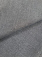 CLEARANCE - 1.6 METRES Blue Sharkskin Suiting Fabric 100% Wool