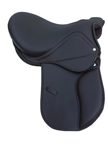 Synthetic treeless pony saddle - synthetic,