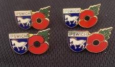 4 ipswich town pin badges