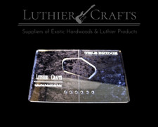 LASER CUT Acrylic Tele Bridge Pickup Routing Template  Electric Guitar UK MADE