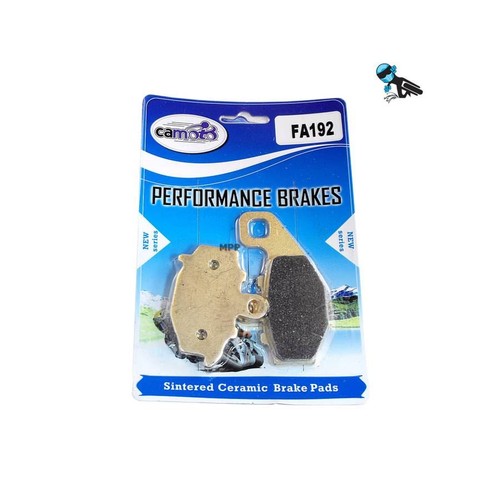 Sintered rear brake pad - sintered, for
