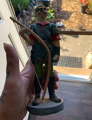 Painted resin military soldier - painted,