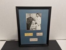 SPOCK FAMILY TREE SIGNED PHOTO- NIMOY, LENARD, WYATT