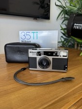 Nikon 35Ti 35mm Film Camera-Fantastic Condition➕Original Box And Leather Case ￼
