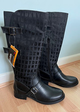 BNWT, KNEE-HIGH, BLACK