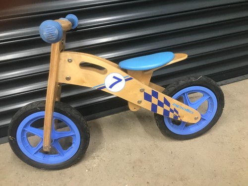 Toddlers wooden balance - wooden, bike