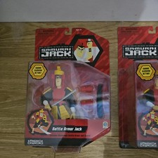 x4 job lot boxed x2 Samurai Jack BATTLE ARMOR  x1 samurai x1 scared cartoon net