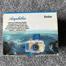 VIVITAR AMPHIBIA 35mm RARE Underwater Waterproof Camera - Boxed- Free Postage