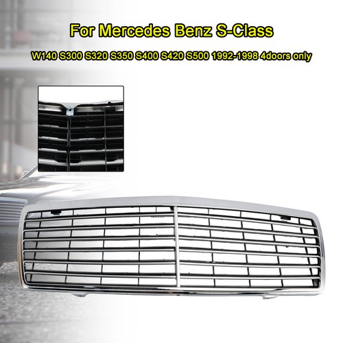 Chrome front bumper grill - front,