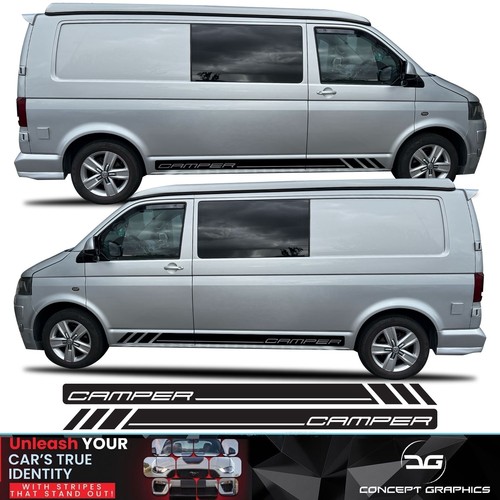 Camper sides stripes decal - camper,