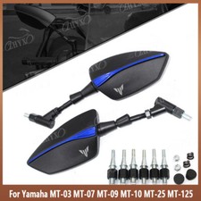 Rearview Mirror View Side Mirror For Yamaha MT-03 MT-07 MT-09 MT-10 MT-25 MT-125