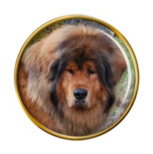 Tibetan Mastiff Dog Lapel Pin