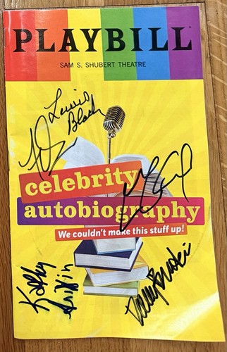 Celebrity autobiography signed - autobiography,