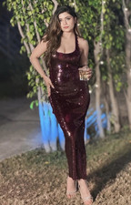 ZARA NEW WOMAN MIDI SEQUINNED