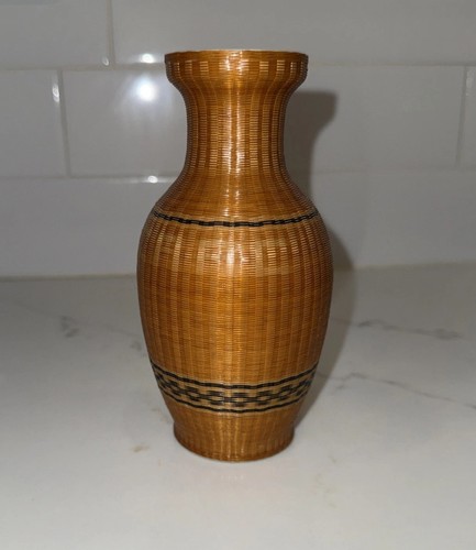 Vintage chinese bamboo wrapped - vintage,