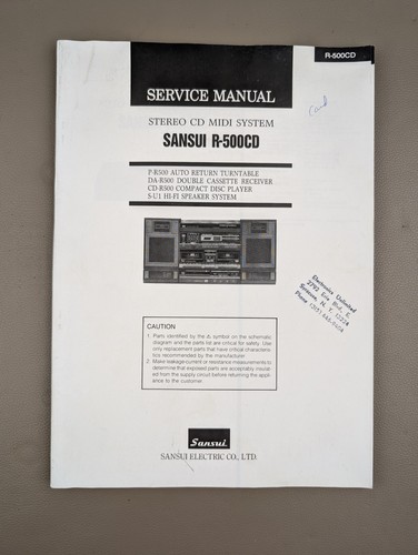 Sansui 500cd stereo midi - r-500cd,