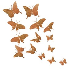15pcs Metal Butterflies Wall
