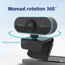 Full HD 1080P Webcam USB AutoFocus Web Camera with microphone for PC Laptop UK.