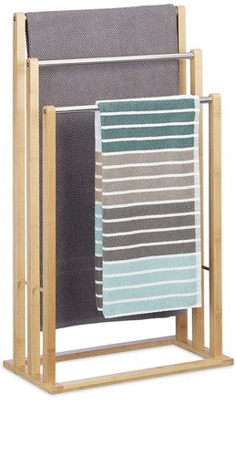 Bamboo wooden tier steel - bamboo, 3-tier