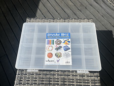 HEAVY DUTY WHAM DIVIDER PLASTIC STORAGE BOX PERFECT FOR GLASS PAPERWEIGHTS LEGO