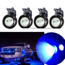 4pcs Blue LED Lights Kit for