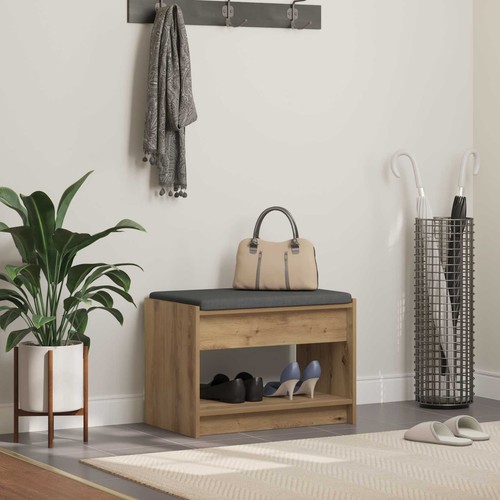 Vidaxl hall bench artisan - hall, oak