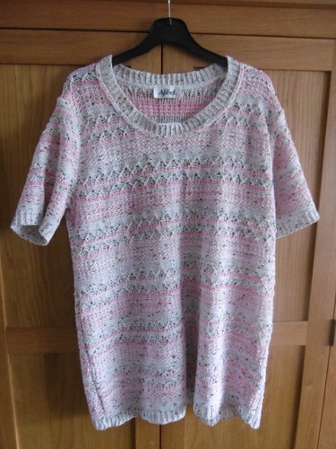 Afibel ladies grey pink - grey, white