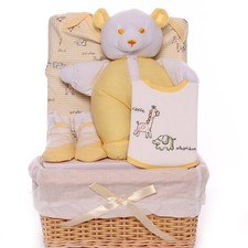 Baby Hamper Gift Baskets JOB LOT X 8 - Neutral themed baby hamper & Pink Hampers