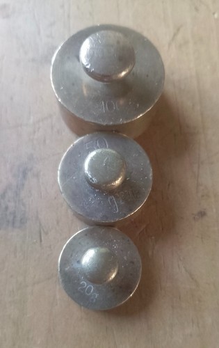 Vintage laboratory weights - vintage,