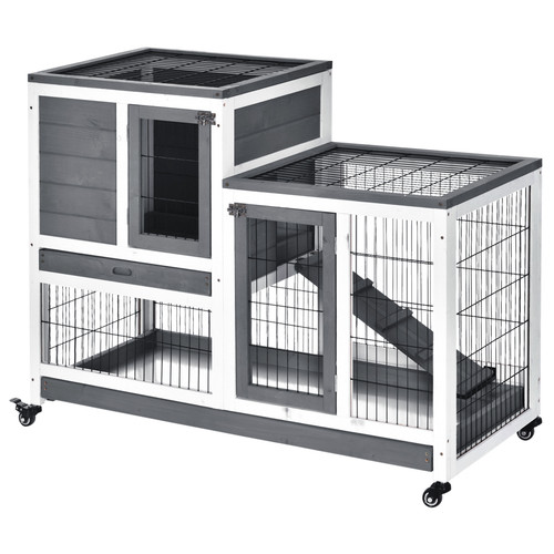 Wooden rabbit hutch bunny - wooden,