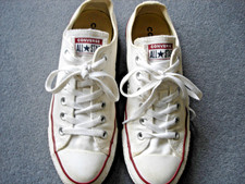 Converse All Star Low White Pumps/Trainers Uk 6