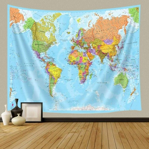 World map wall art - world,