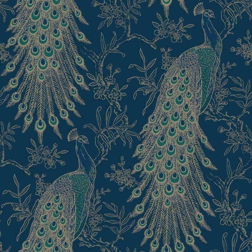 Rasch peacock vintage - peacock,
