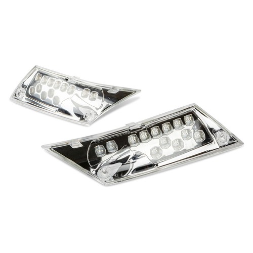 Pair chrome led rear - pair, of