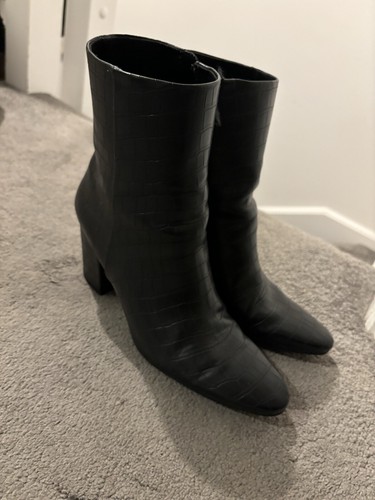 Womens black high heel zip - womens,