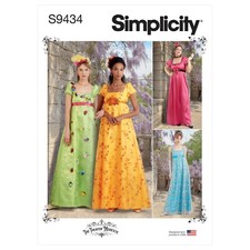 Simplicity Costume SEWING PATTERN S9434 Misses/Womens Regency Style Dresses