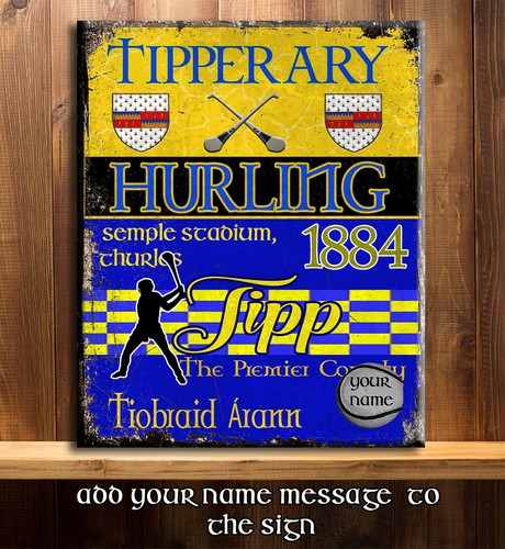 Personalised tipperary hurling - personalised,