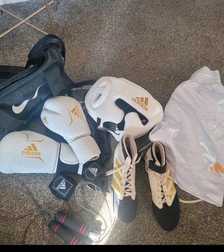 Adidas boxing gloves boots - boxing,