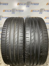 2X 255 45 20 101W Continental ContiSportContact 5 AO SUV 5-5.5mm 2022 2554520