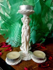 Hecate Candle Holder - Triple Goddess Holds 4x Tealights. Handmade. Beautiful 🔮