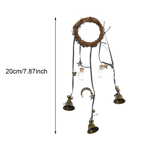 Witch wind chime - witch, hanger