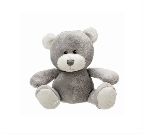 Plush super soft - grey, teddy