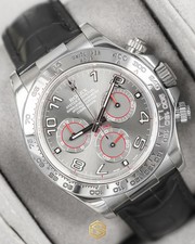 Rolex 116519 Daytona White Gold Slate Racing Dial 2016 Watch