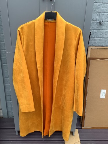 Zara coat yellow gold mustard - zara,