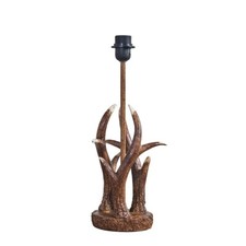 Rustic antler table lamp - rustic,