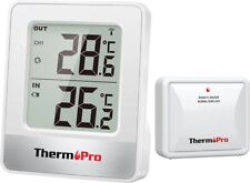 ThermoPro TP200C Indoor Outdoor Thermometer Wireless, Greenhouse Thermometer