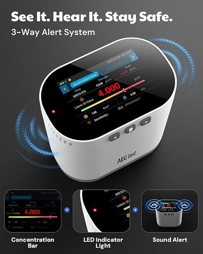 Home radon monitor long - home,