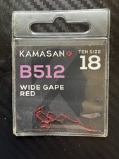 Kamasan B512 Whisker Barbed Spade End Hooks. Perfect Canal & River Hooks.