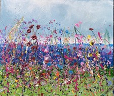 HAND-PAINTED ORIGINAL  ACRYLIC